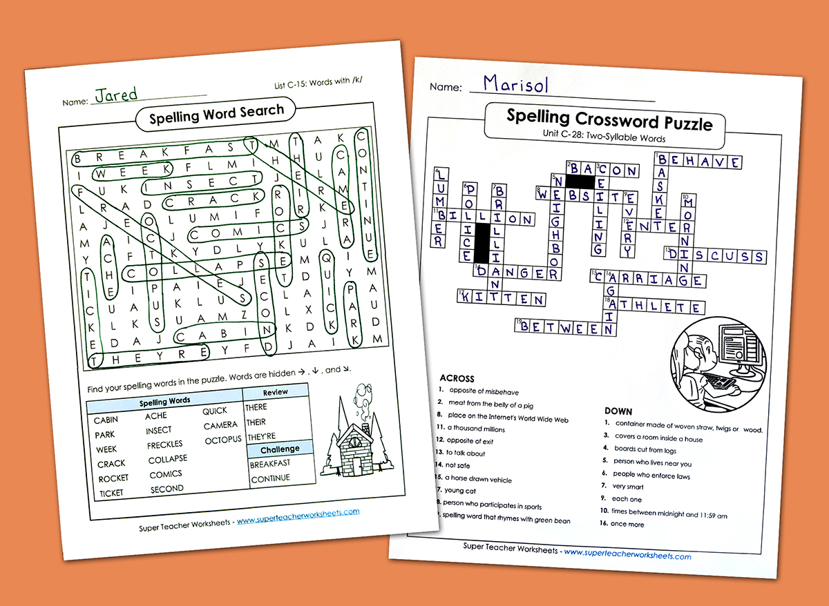 Solve a Spelling Puzzle