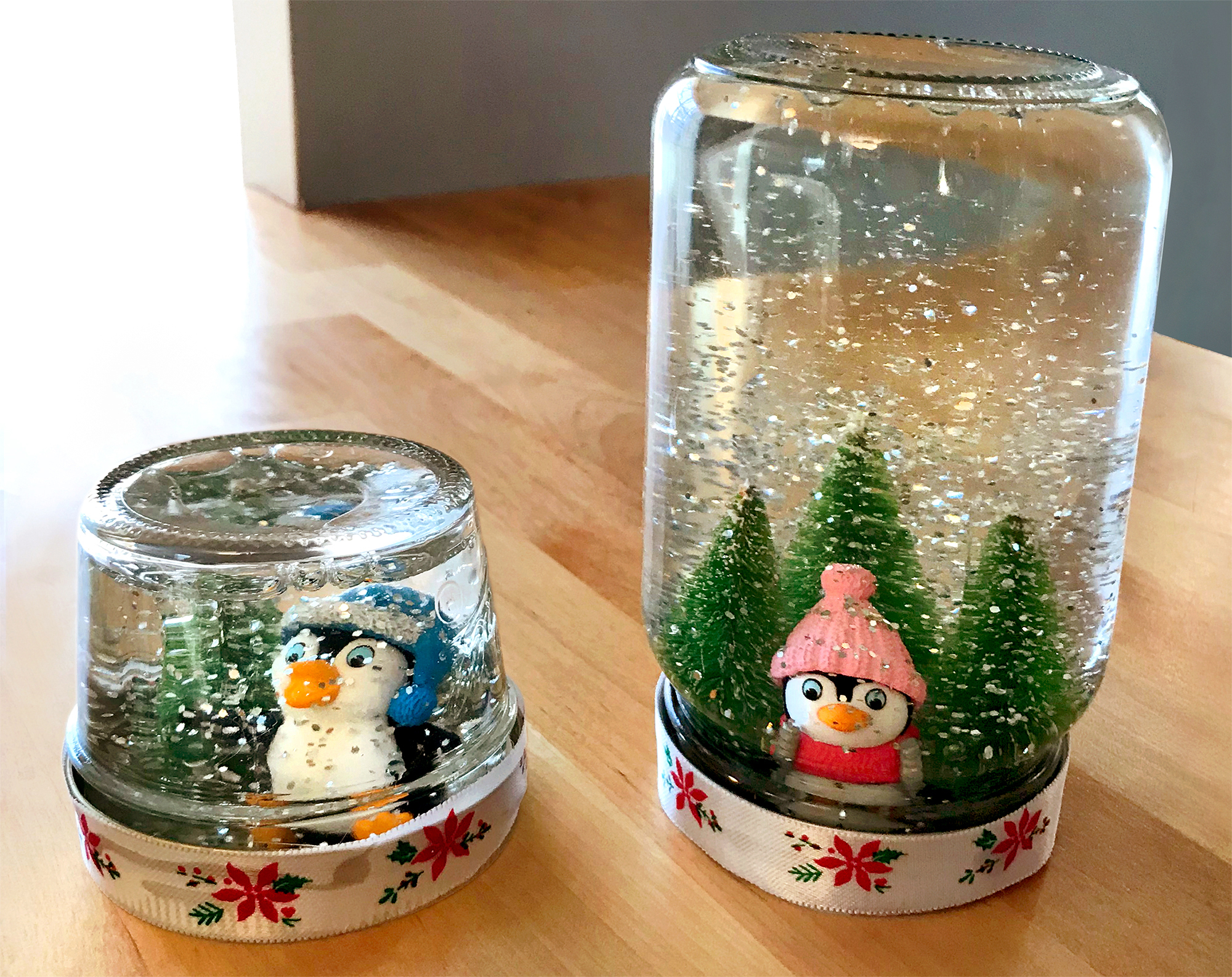 Magical Christmas Snow Globes