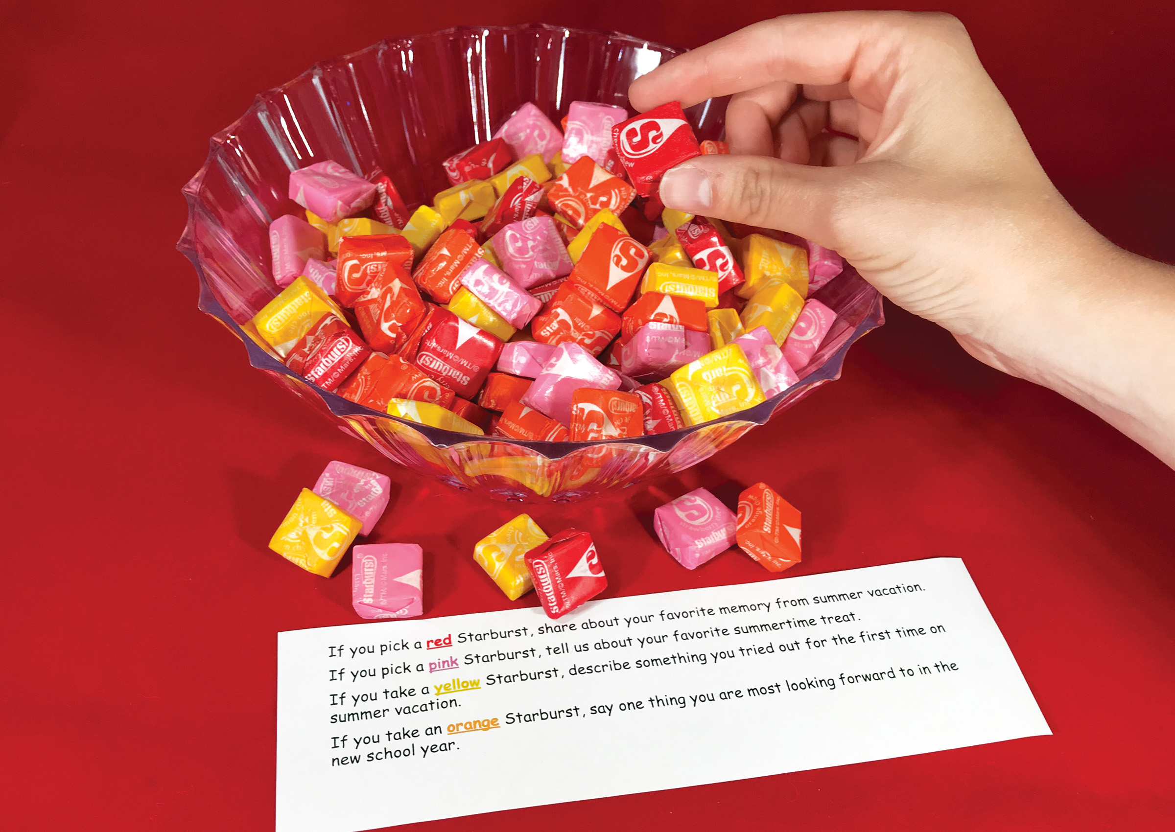 Starburst Icebreaker Activity