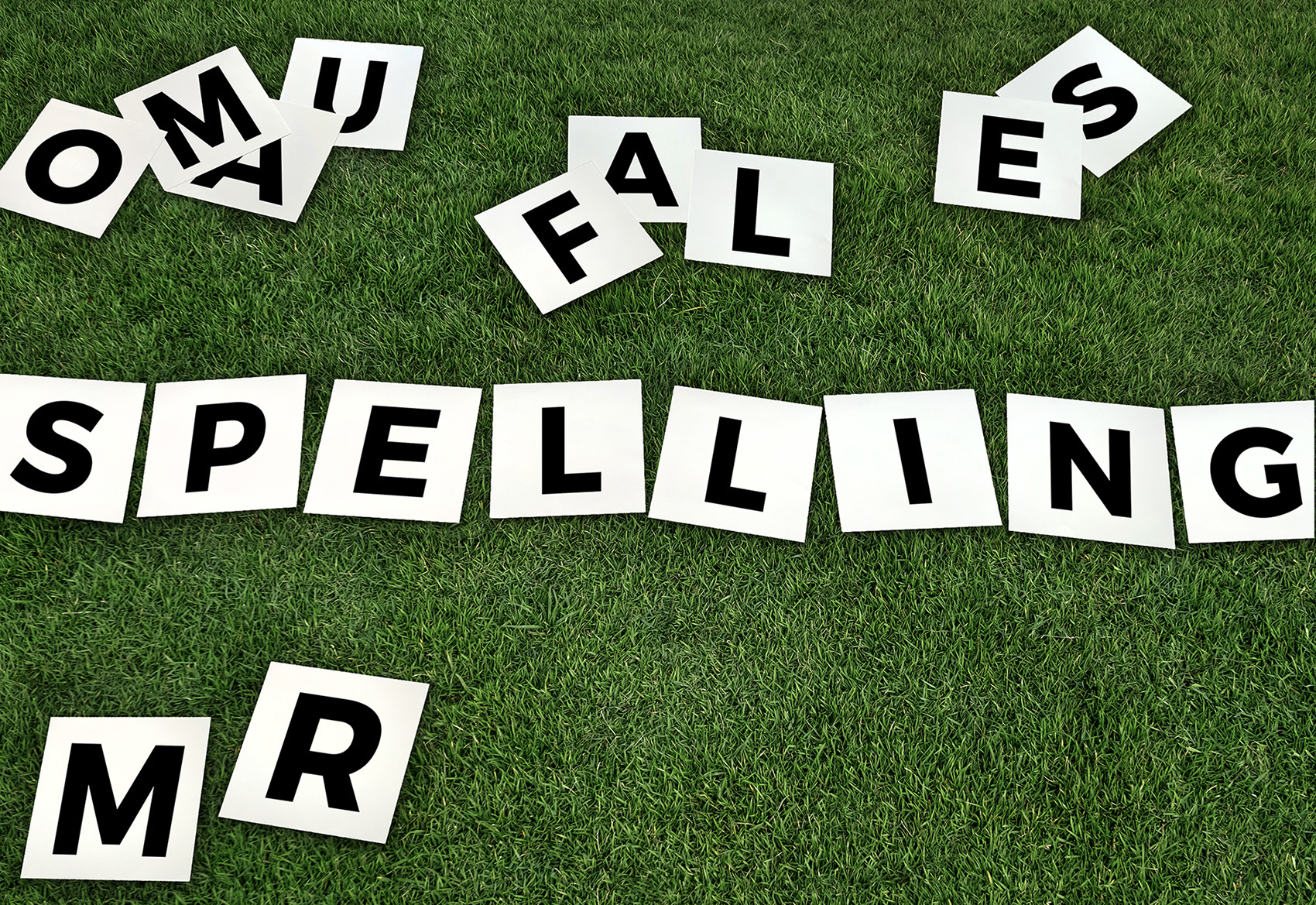 Outdoor Spelling Activity