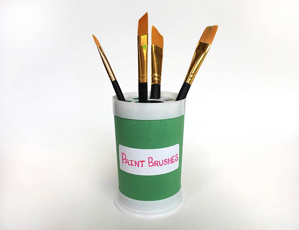 DIY Paintbrush Holder