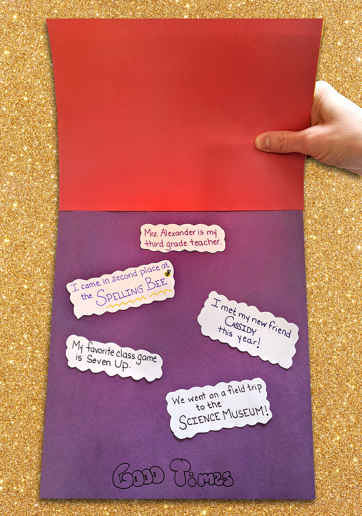 End of the School Year Memory Book