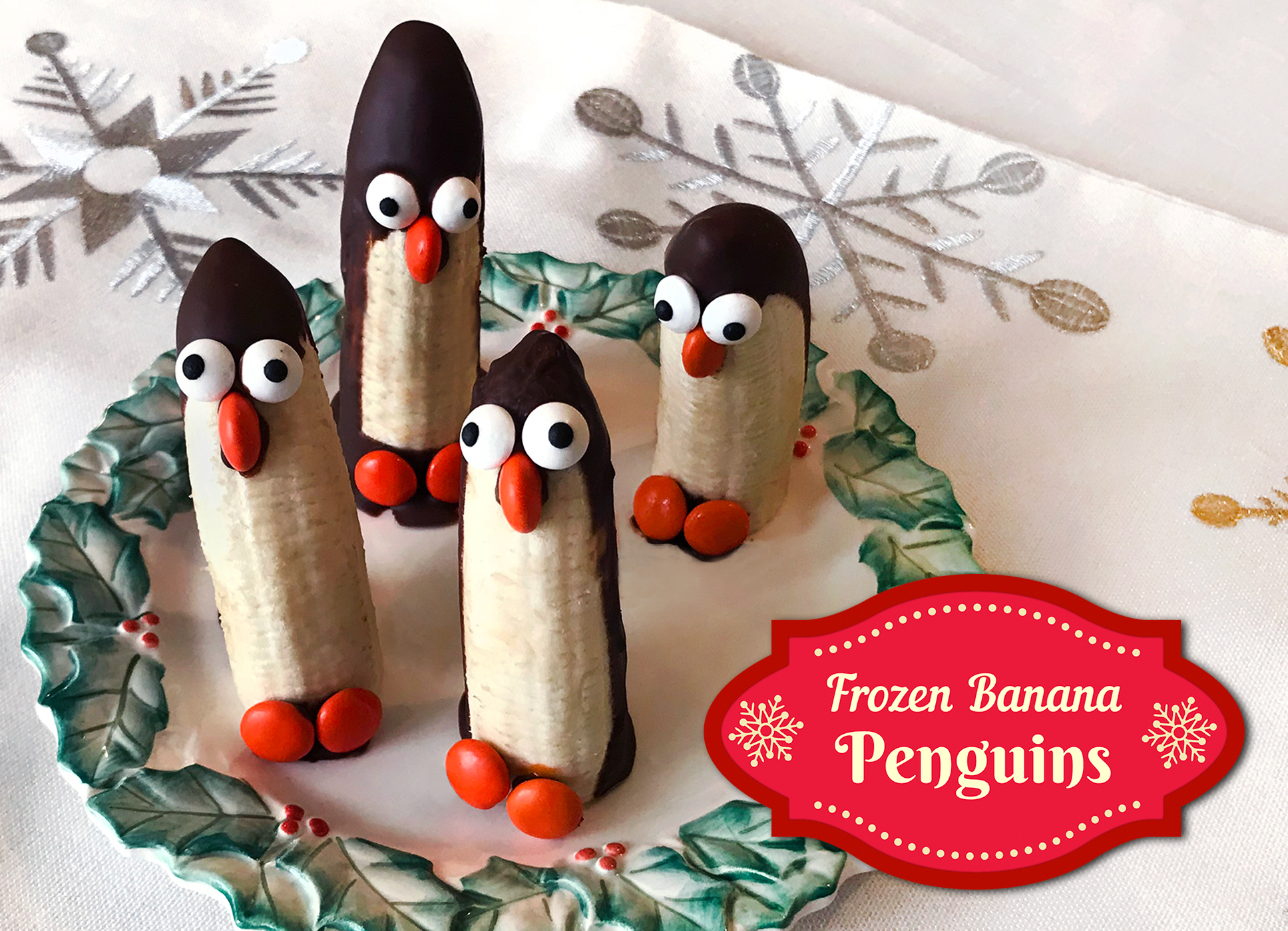 Frozen Banana Penguins