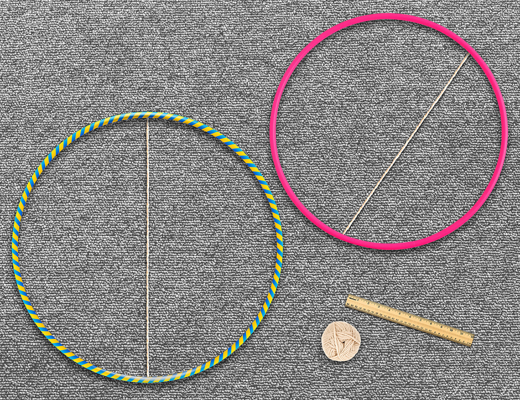 Hula Hoop Geometry Skills