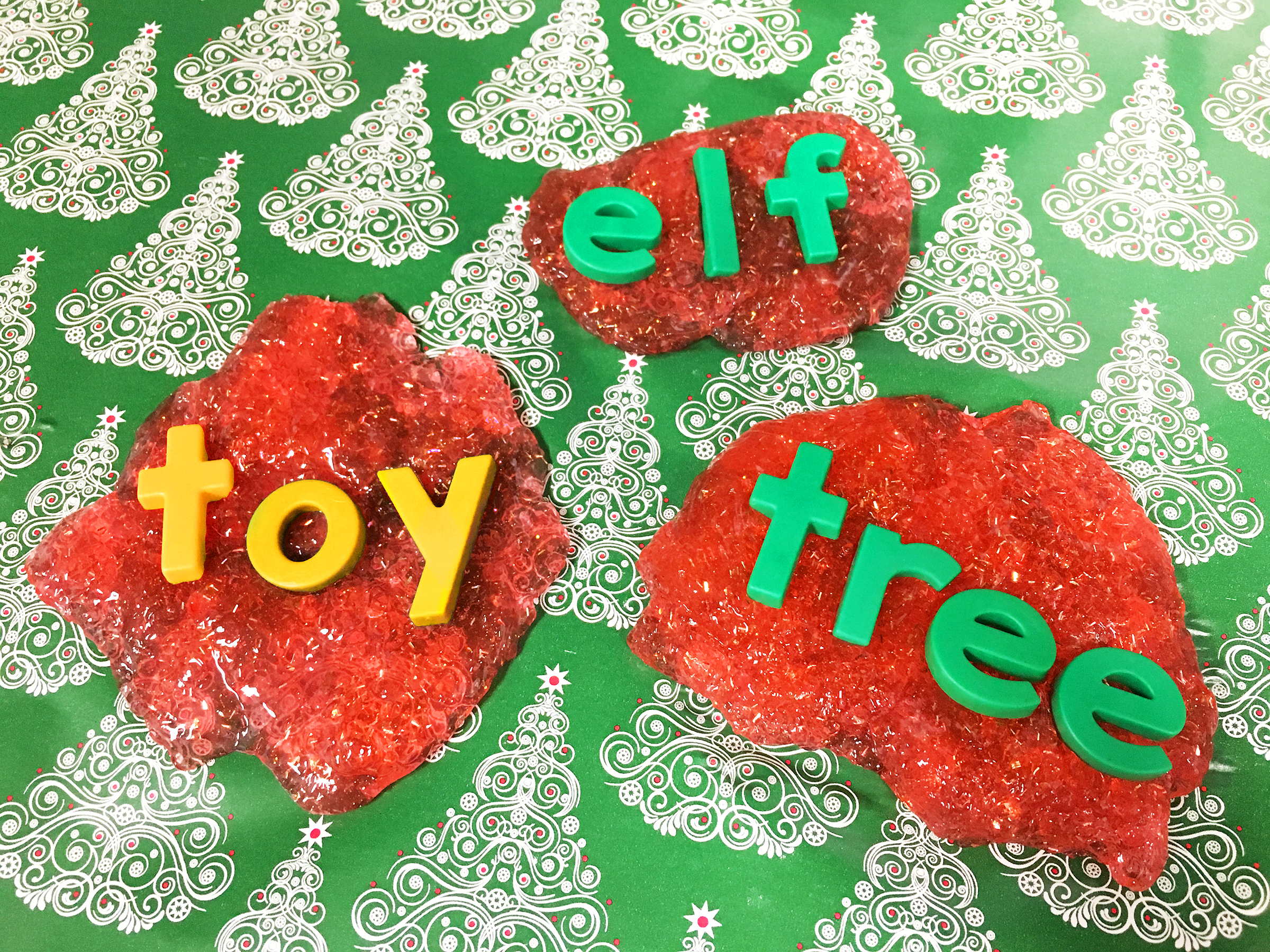 Easy Christmas Sparkle Slime