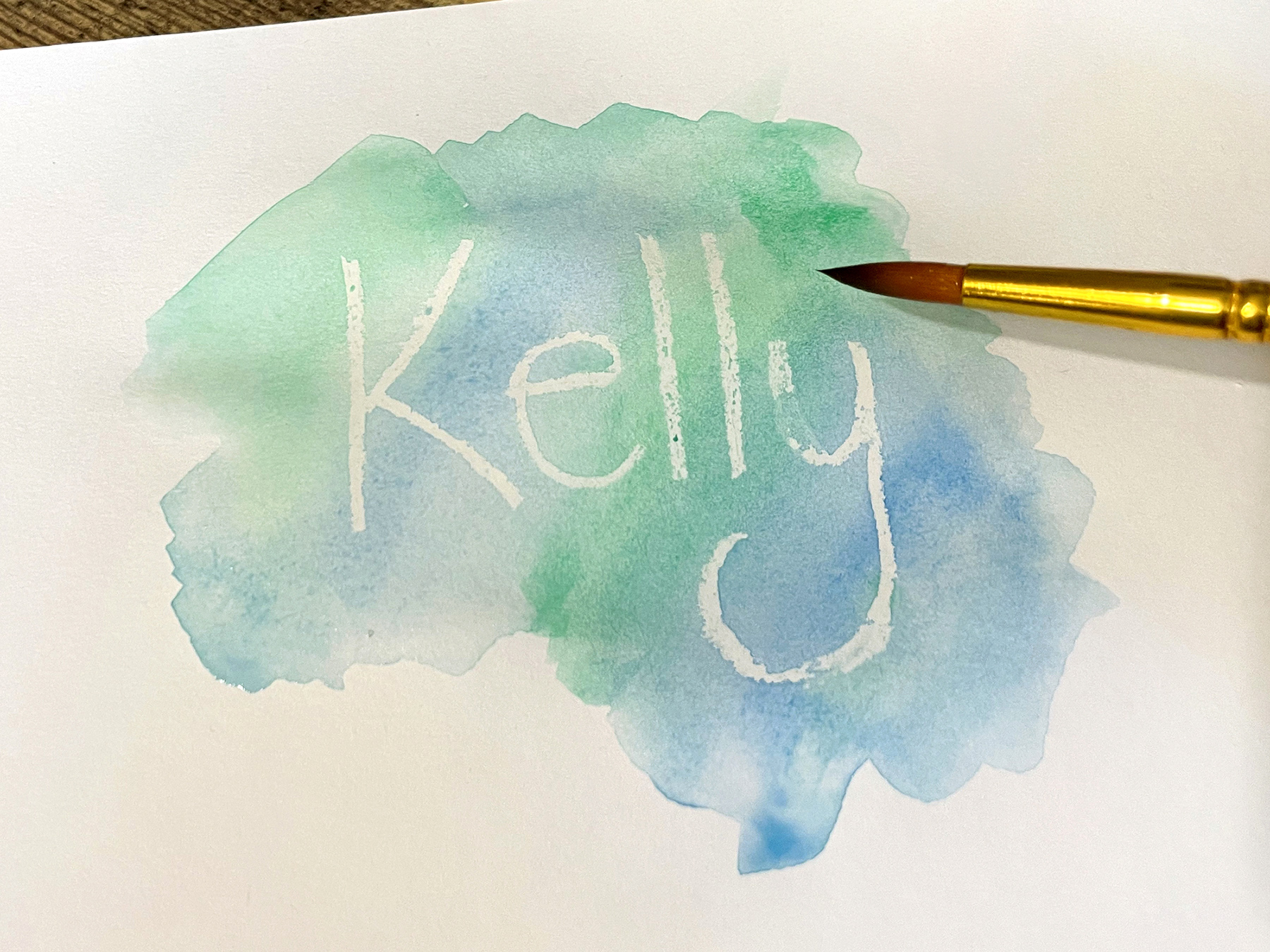 Watercolor Secret Messages